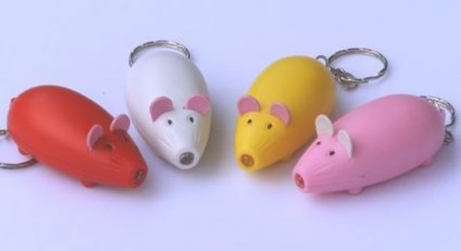 Mouse Keychain Flashlight